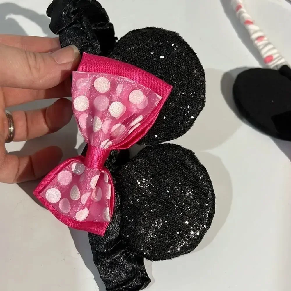Bundle 3 for $15 Adorable Disney Minnie Mouse Ear Toddler/Child Headbands Set
